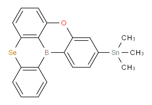 5-氧杂-9-selena-13b-bora萘并[3,2,1-de]蒽-3-基三甲基锡烷