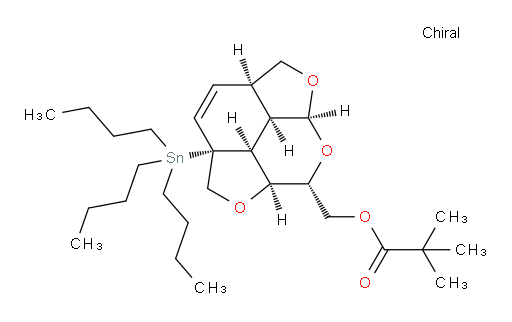 ((2aR,2a1S,4aR,4a1R,6aS,8R,8aS)-2a-(tributylstannyl)-2a,2a1,4a,4a1,5,6a,8,8a-octahydro-2H-difuro[2,3,4-de:4',3',2'-ij]isochromen-8-yl)methyl pivalate