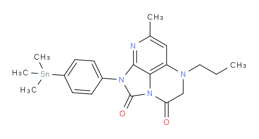 7-methyl-5-propyl-1-(4-(trimethylstannyl)phenyl)-4,5-dihydro-1H-1,2a,5,8-tetraazaacenaphthylene-2,3-dione