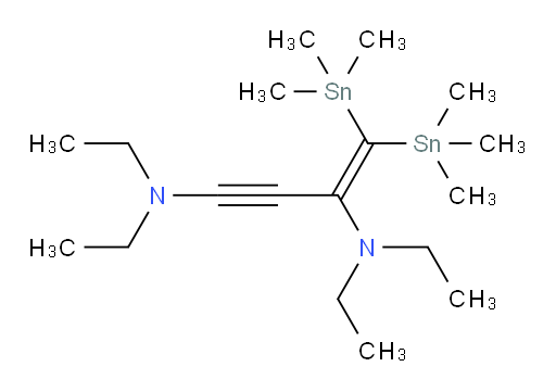 N1,N1,N3,N3-tetraethyl-4,4-bis(trimethylstannyl)but-3-en-1-yne-1,3-diamine