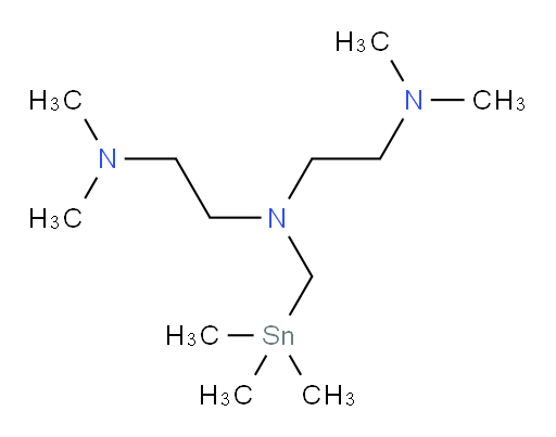 N1-(2-(dimethylamino)ethyl)-N2,N2-dimethyl-N1-((trimethylstannyl)methyl)ethane-1,2-diamine