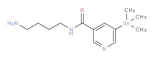 N-(4-氨基丁基)-5-(三甲基锡基)烟酰胺