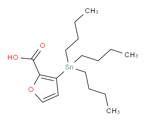 3-(三丁基锡基)呋喃-2-甲酸