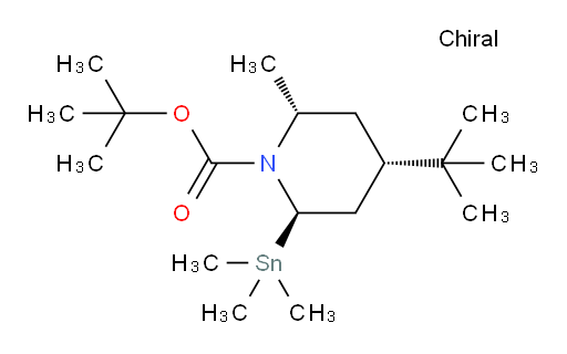 (2R,4S,6R)-叔丁基 4-(叔丁基)-2-甲基-6-(三甲基锡基)哌啶-1-甲酸酯