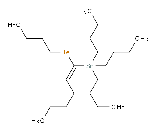 (E)-三丁基(1-(丁基tellanyl)己-1-烯-1-基)锡烷