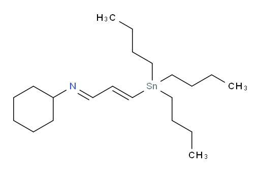 (E)-N-((E)-3-(tributylstannyl)allylidene)cyclohexanamine