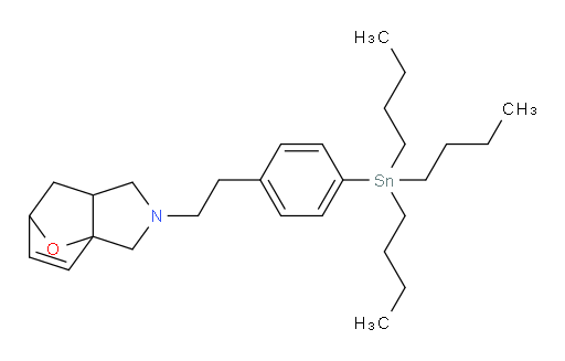 2-(4-(tributylstannyl)phenethyl)-1,2,3,6,7,7a-hexahydro-3a,6-epoxyisoindole
