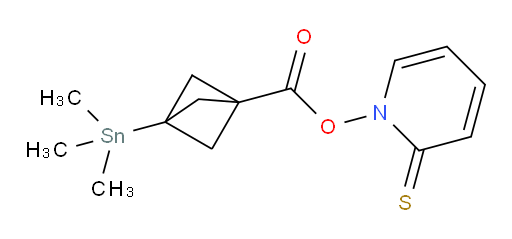 2-硫酮基吡啶-1(2H)-基 3-(三甲基锡基)双环[1.1.1]戊烷-1-甲酸酯