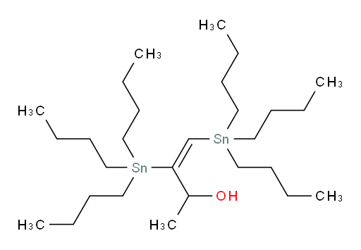 (E)-3,4-双(三丁基锡基)丁-3-烯-2-醇