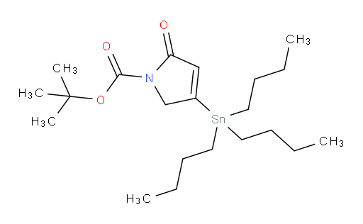 叔丁基 2-氧代-4-(三丁基锡基)-2,5-二氢-1H-吡咯-1-甲酸酯
