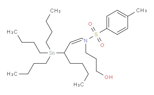 (Z)-N-(3-羟基丙基)-4-甲基-N-(3-(三丁基锡基)庚-1-烯-1-基)苯磺酰胺