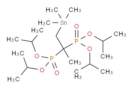 tetraisopropyl (1-(trimethylstannyl)propane-2,2-diyl)bis(phosphonate)
