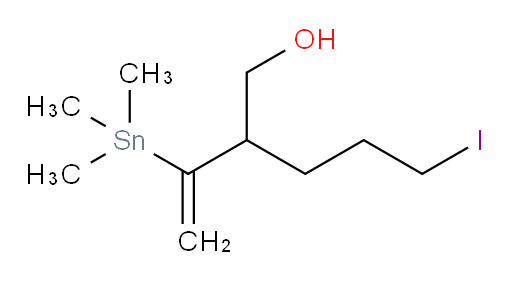 5-iodo-2-(1-(trimethylstannyl)vinyl)pentan-1-ol