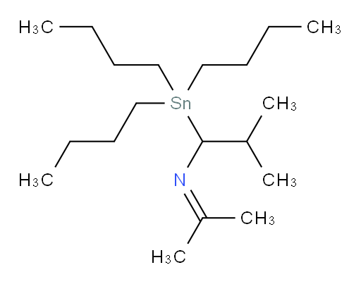 2-甲基-N-(丙-2-亚基)-1-(三丁基锡基)丙-1-胺