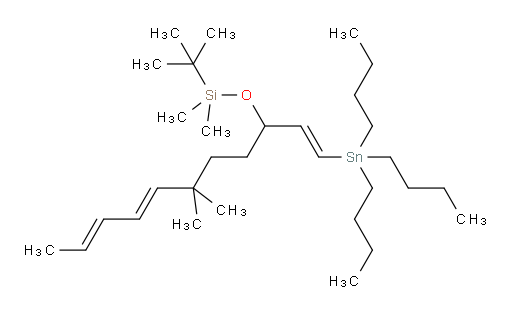 叔丁基(((1E,7E,9E)-6,6-二甲基-1-(三丁基锡基)十一-1,7,9-三烯-3-氧基))二甲基硅烷