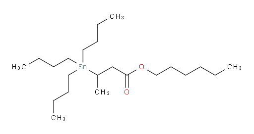 hexyl 3-(tributylstannyl)butanoate