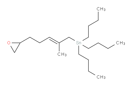 (E)-三丁基(2-甲基-5-(环氧乙烷-2-基)戊-2-烯-1-基)锡烷