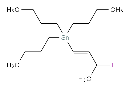 (E)-三丁基(3-碘丁-1-烯-1-基)锡烷