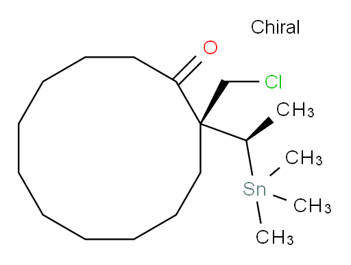 (R)-2-(氯甲基)-2-((R)-1-(三甲基锡基)乙基)环十二烷酮