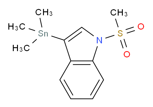 1-(甲基磺酰基)-3-(三甲基锡基)-1H-吲哚