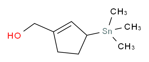 (3-(trimethylstannyl)cyclopent-1-en-1-yl)methanol