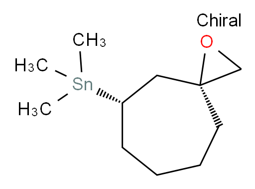 trimethyl((3R,5S)-1-oxaspiro[2.6]nonan-5-yl)stannane