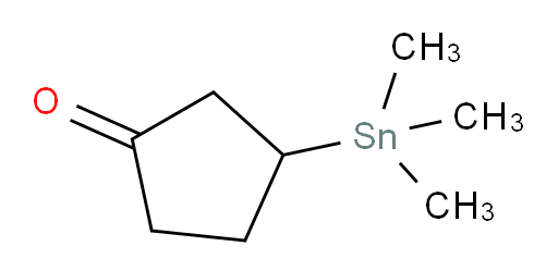 3-(trimethylstannyl)cyclopentanone