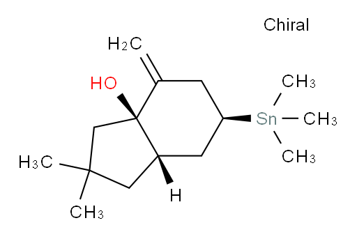 (3aR,6S,7aS)-2,2-dimethyl-4-methylene-6-(trimethylstannyl)octahydro-1H-inden-3a-ol