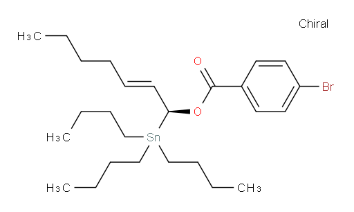 (S,E)-1-(tributylstannyl)hept-2-en-1-yl 4-bromobenzoate
