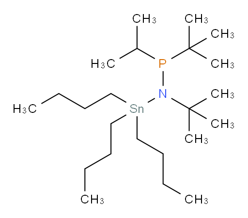 N,1-双-叔丁基-1-异丙基-N-(三丁基锡基)phosphin胺