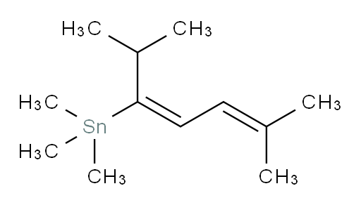 (E)-(2,6-二甲基庚-3,5-二烯-3-基)三甲基锡烷