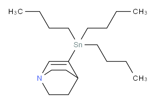 3-(三丁基锡基)-1-氮杂双环[2.2.2]辛-2-烯
