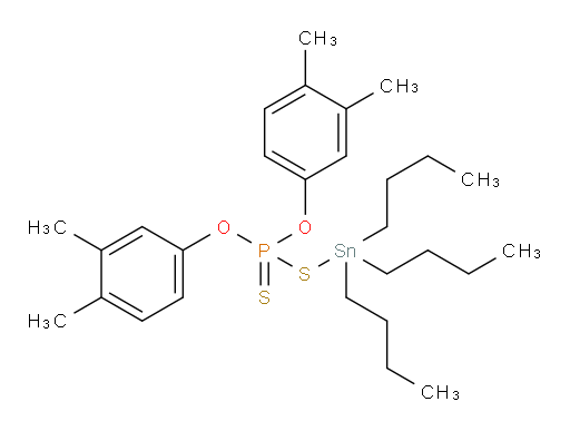 O,O-双(3,4-二甲基苯基) S-(三丁基锡基) 二硫代膦酸酯