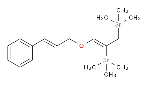 ((Z)-3-(肉桂基氧基)丙-2-烯-1,2-二基)双(三甲基锡烷)