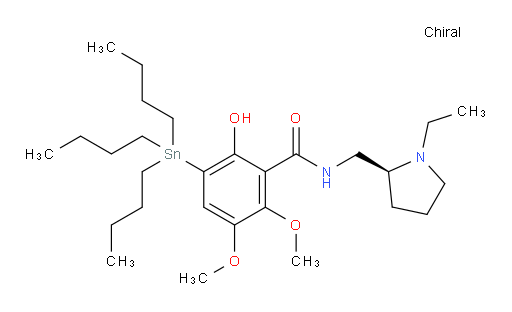 (S)-N-((1-乙基吡咯烷-2-基)甲基)-2-羟基-5,6-二甲氧基-3-(三丁基锡基)苯甲酰胺