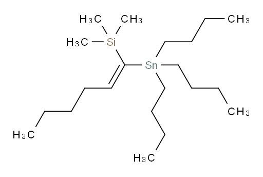(E)-trimethyl(1-(tributylstannyl)hex-1-en-1-yl)silane