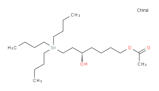 (S)-5-hydroxy-7-(tributylstannyl)heptyl acetate