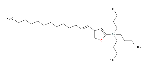 (E)-tributyl(4-(tridec-1-en-1-yl)furan-2-yl)stannane