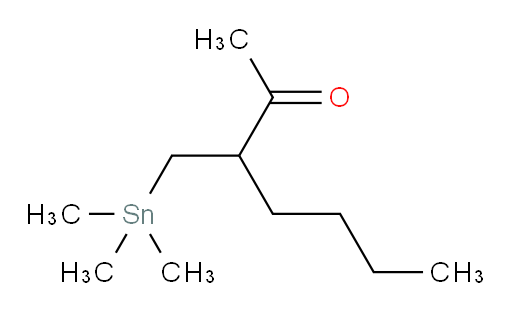 3-((trimethylstannyl)methyl)heptan-2-one