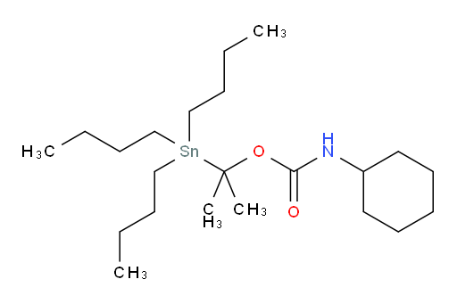 2-(tributylstannyl)propan-2-yl cyclohexylcarbamate