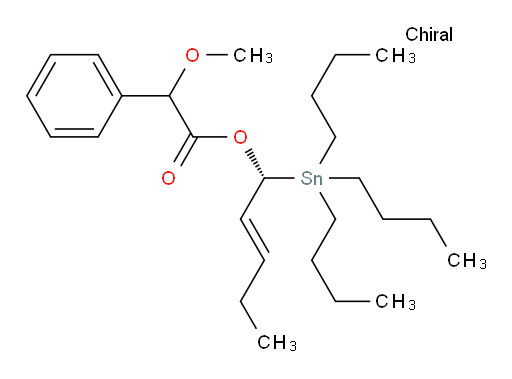 (R,E)-1-(三丁基锡基)戊-2-烯-1-基 2-甲氧基-2-苯基乙酸酯