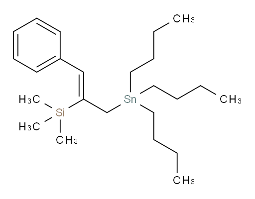 (Z)-trimethyl(1-phenyl-3-(tributylstannyl)prop-1-en-2-yl)silane