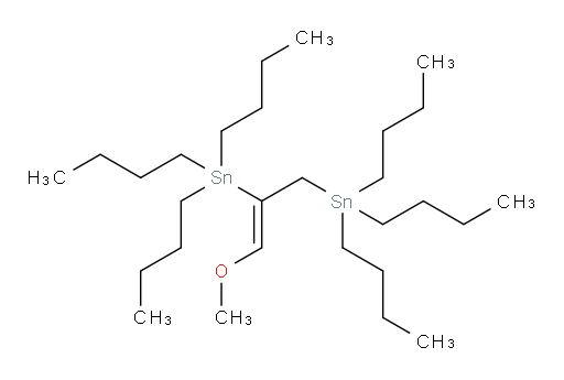 (Z)-(3-methoxyprop-2-ene-1,2-diyl)bis(tributylstannane)