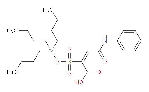 (E)-4-oxo-4-(phenylamino)-2-(((tributylstannyl)oxy)sulfonyl)but-2-enoic acid