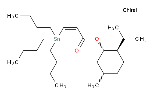 (Z)-(1S,2R,5S)-2-异丙基-5-甲基环己基 3-(三丁基锡基)丙烯酸酯