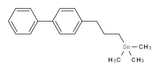(3-([1,1'-biphenyl]-4-yl)propyl)trimethylstannane