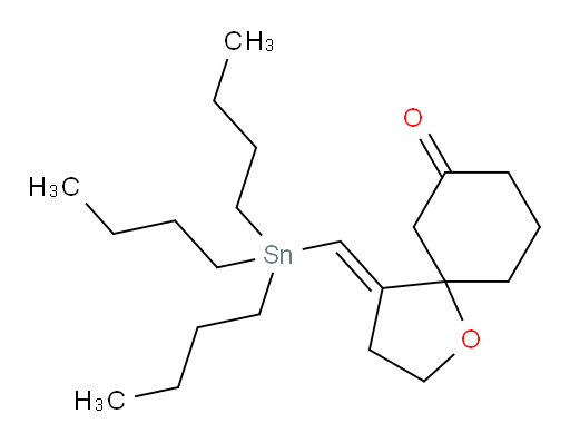 (E)-4-((tributylstannyl)methylene)-1-oxaspiro[4.5]decan-7-one