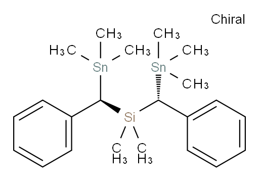 dimethylbis((R)-phenyl(trimethylstannyl)methyl)silane