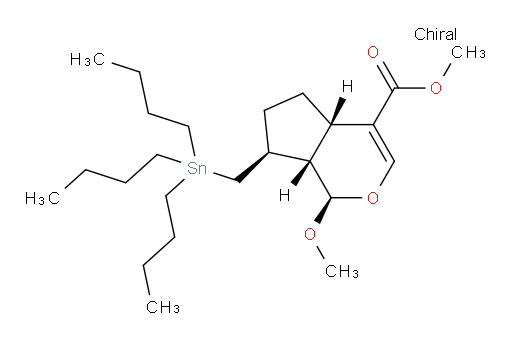 (1R,4aS,7S,7aS)-methyl 1-methoxy-7-((tributylstannyl)methyl)-1,4a,5,6,7,7a-hexahydrocyclopenta[c]pyran-4-carboxylate