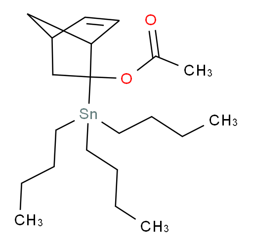 2-(tributylstannyl)bicyclo[2.2.1]hept-5-en-2-yl acetate